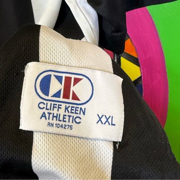 Cliff Keen Athletic Gray and White Striped Shirt. Size XXL. Referee Uniform. - Picture 4 of 6